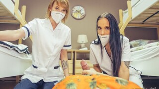 Смотри Shaved and Ready: A Nurse Threesome - бесплатное HD порно на FREE-FULL-PORN.COM