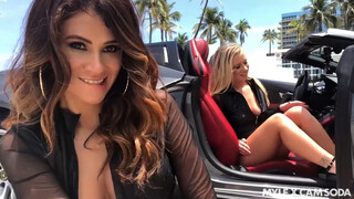 MILFs Go Wild In Sports Car - Bailey Brooke & Vanessa Vera Cruz - бесплатное порно в 4K FREE-FULL-PORN.COM
