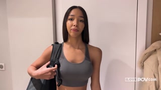 Смотри Slender Lia Lin Rides Her Personal Trainer’s Rubber-Covered Dick - бесплатное HD порно на FREE-FULL-PORN.COM